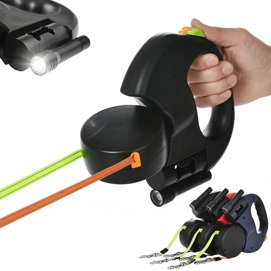 GlideFur™ Dual Dog Leash