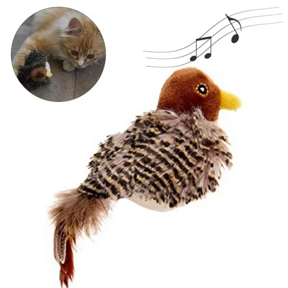 Chirpy Bird Cat Toy Delight